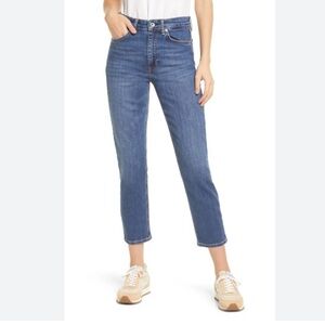 rag & bone Nina High-Rise Cropped Jeans -Blue- size 25